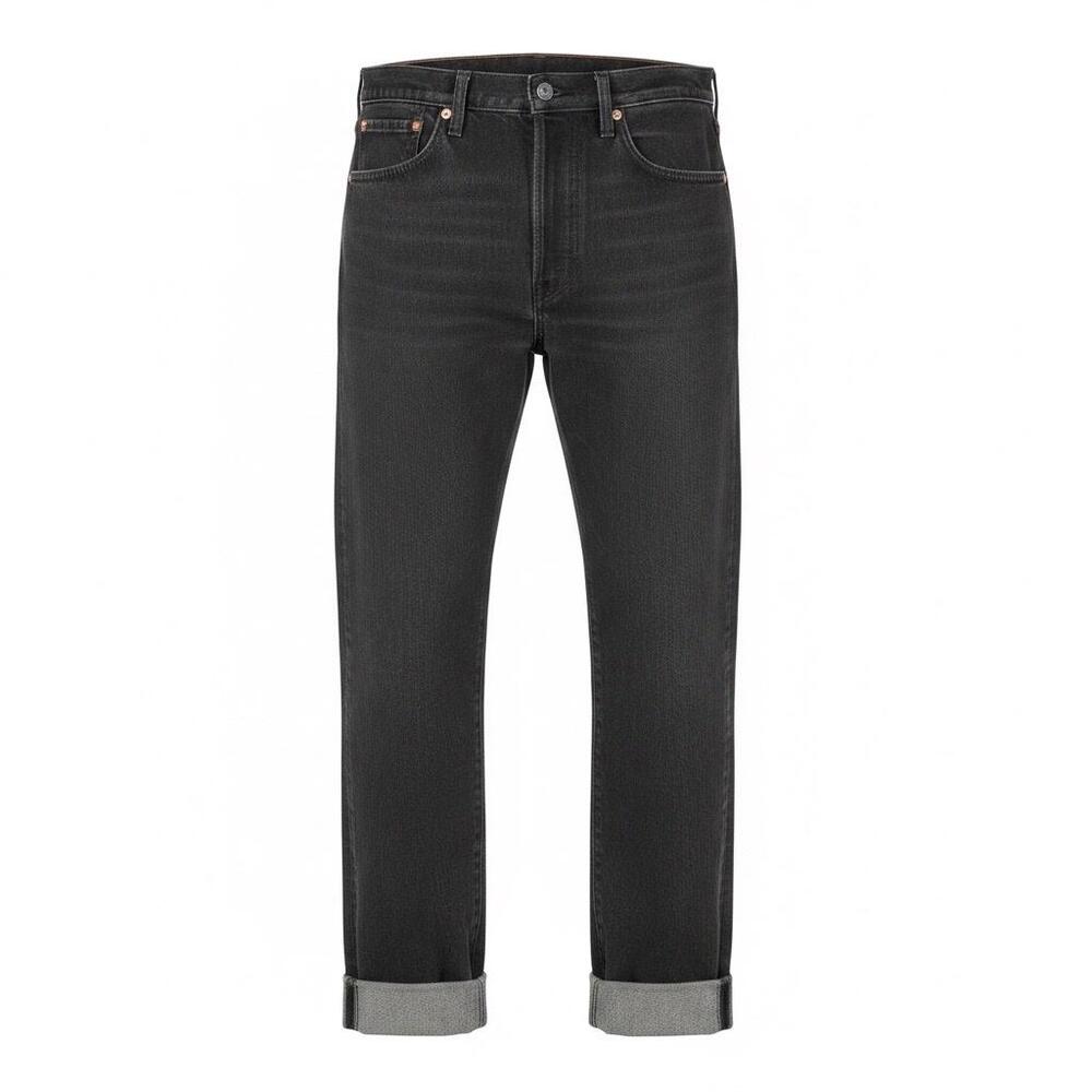 Levis Hi-Ball Jeans Mens 36x27 Black Denim Slim Tapered Stretch Dark Wash